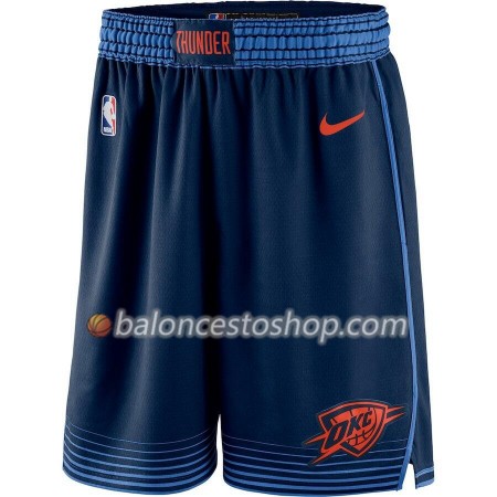 Oklahoma City Thunder Hombre Pantalones Navy 2018-19 Nike Swingman